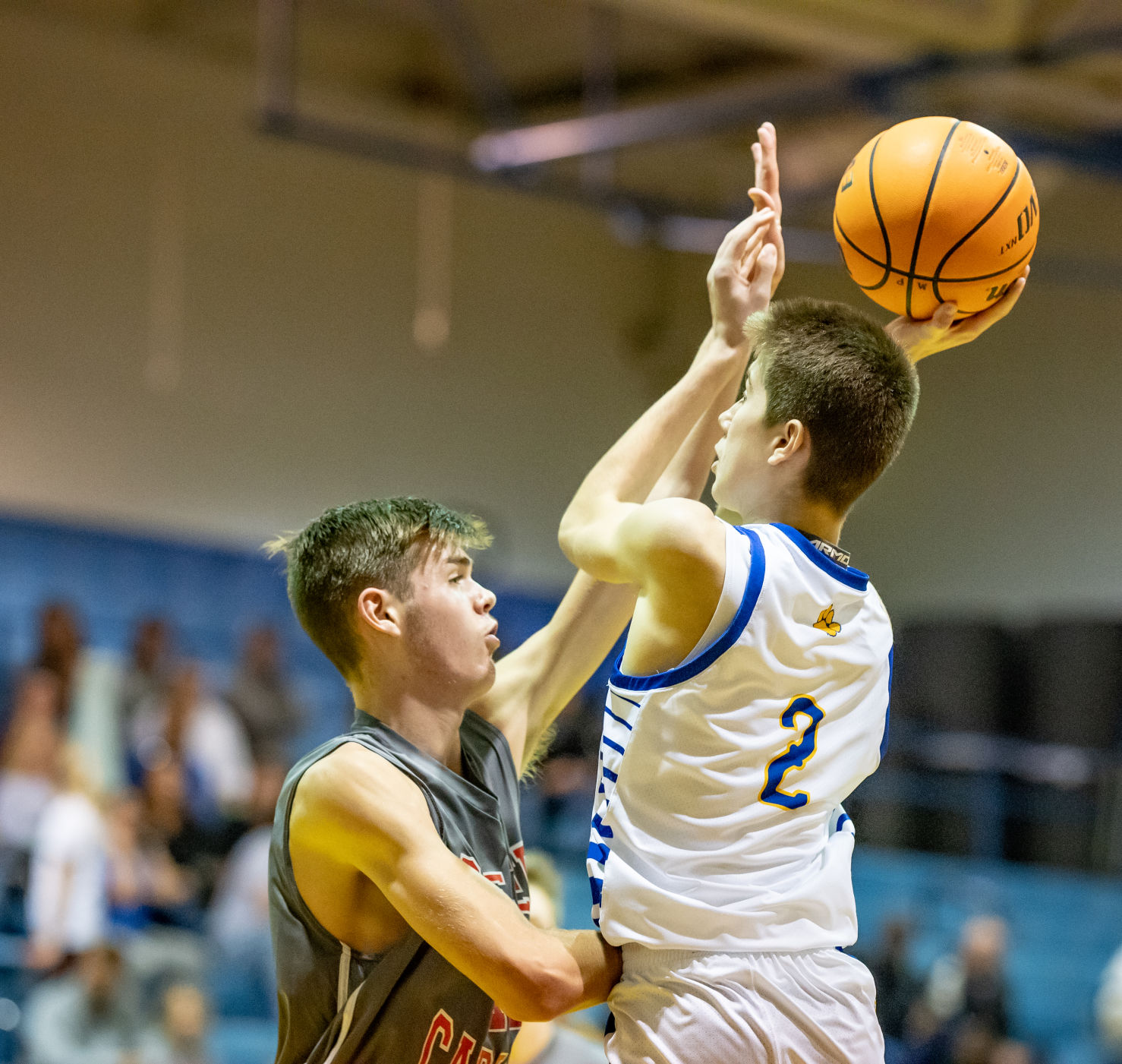 Friday night basketball action